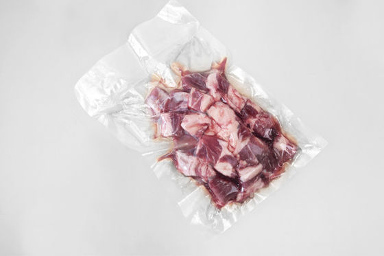 kwaliteit  PA PE Medium Barrier Vacuum Pouches 3mil 4mil 5mil 50-200mic For Frozen Or Fresh Meat fabriek